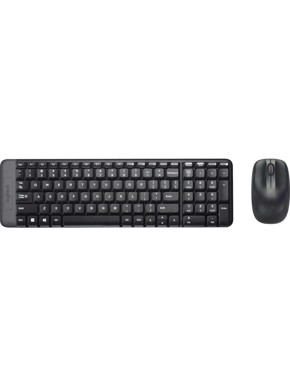 Logitech MK220 Q Tr Klavye+Mouse Kablosuz Set -Siyah