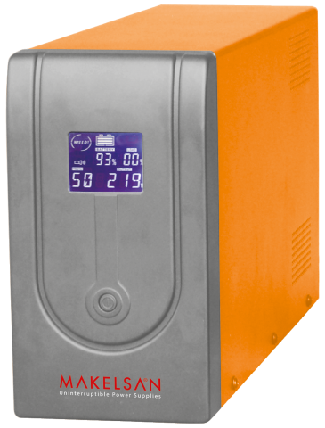 MAKELSAN LION 2200VA 1320W 2x9Ah Line Interactive LCD Kesintisiz Güç Kaynağı UPS