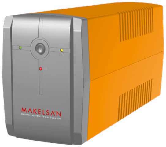 MAKELSAN LION 650VA 390W 1x7Ah Line Interactive Kesintisiz Güç Kaynağı UPS