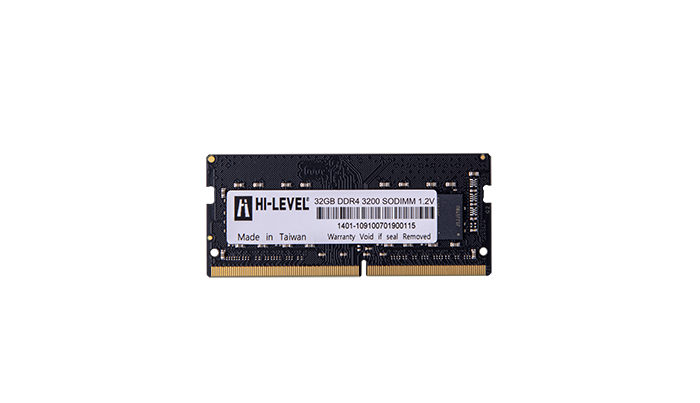 32 GB DDR4 3200MHz HI-LEVEL CL22 1.2V SODIMM (HLV-SOPC25600D4/32G)