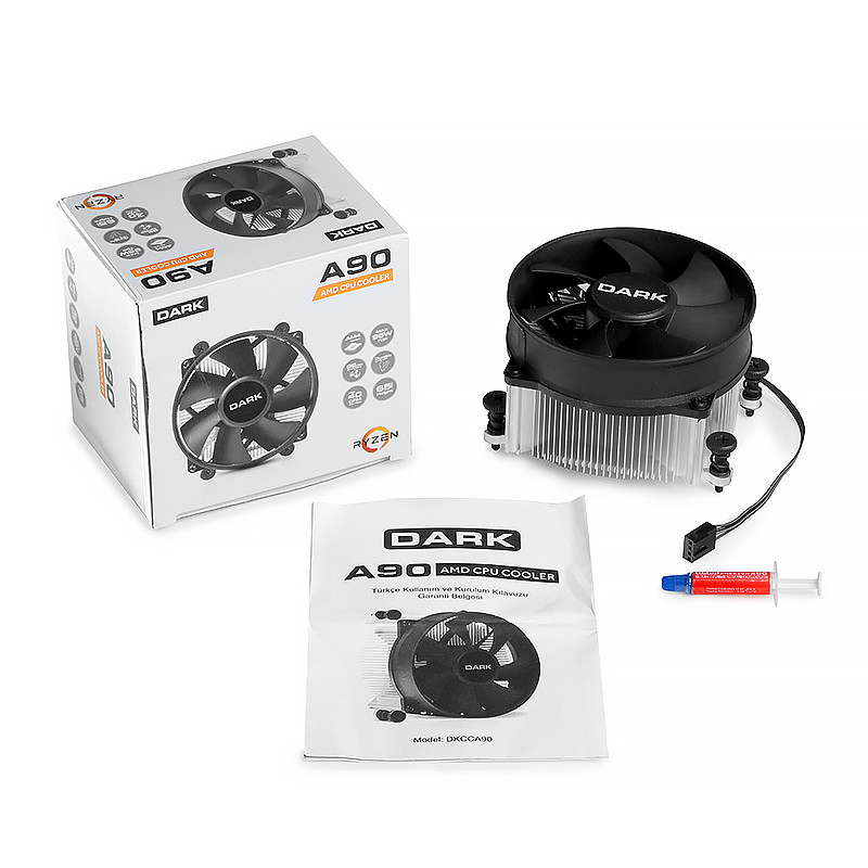 DARK AMD AM5/AM4 Ryzen 92mm İşlemci Hava Soğutucu