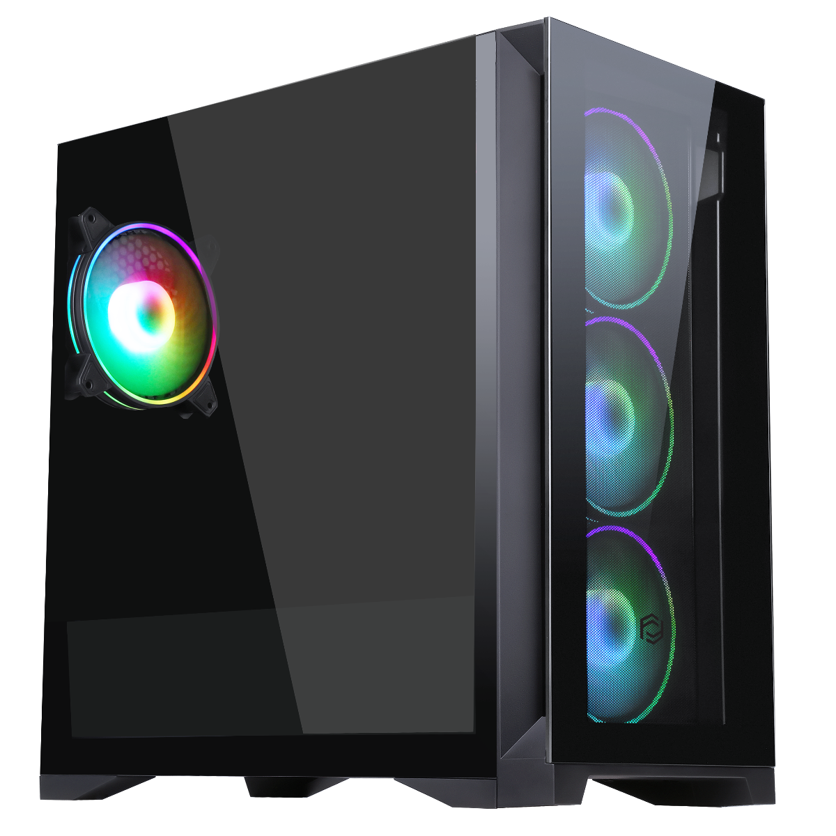 FRISBY FC-9450G 750W 80+BRONZE USB3.0 4x12CM RGB FAN mATX SIYAH KASA