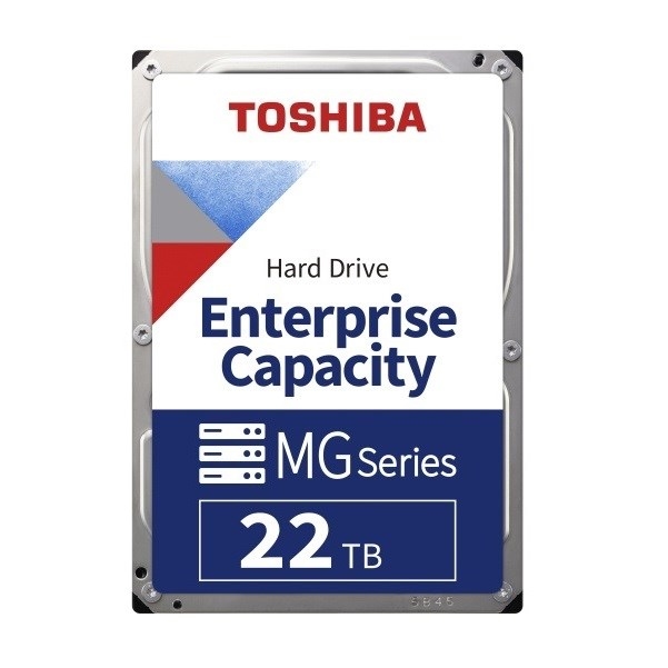 TOSHIBA MG ENTERPRISE 22 TB 7200RPM 512MB SATA3 550TB/Y 7/24 (MG10AFA22TE)