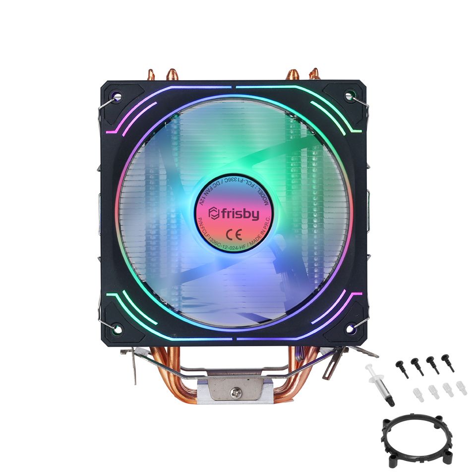 FRISBY FCL-F1336C 12cm ARGB İşlemci Hava Soğutucu 1851/1700/1200/115X/AM4/AM5