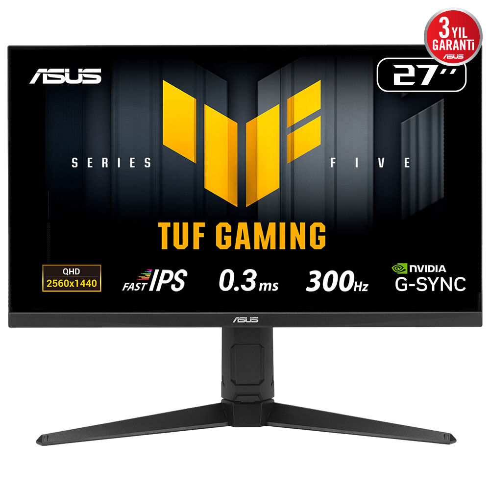 ASUS TUF Gaming VG27AQML5A 27 QHD 300Hz 0.3ms DP/HDMI/USB Gaming Monitör