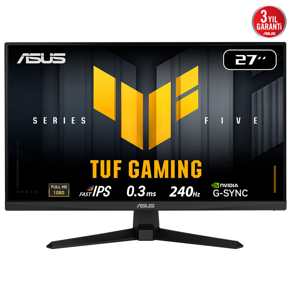 ASUS TUF Gaming VG279QM5A 27 FHD IPS 240Hz 0.3ms DP/2xHDMI Gaming Monitör