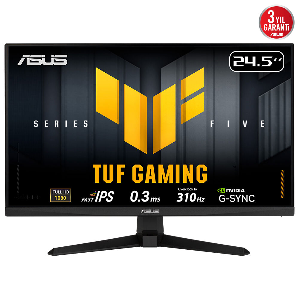 ASUS TUF Gaming VG259QMR5A 24.5 FHD 310Hz 0.3ms DP/HDMI Gaming Monitör