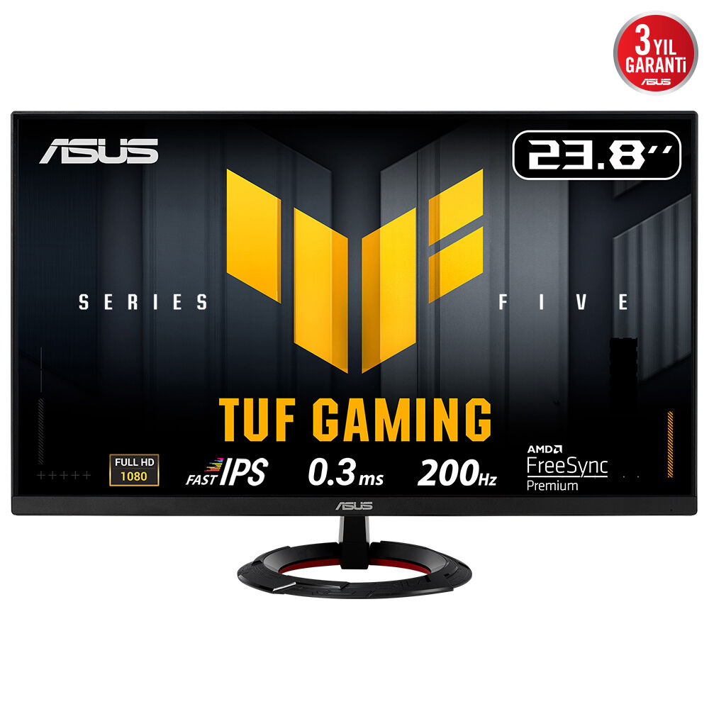 ASUS TUF Gaming VG249Q5R 23.8 FHD 200Hz 0.3ms DP/HDMI VESA Gaming Monitör