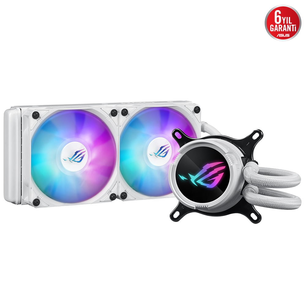 ASUS ROG STRIX LC III 240 ARGB 240mm Sıvı Soğutucu -Beyaz