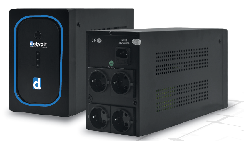 DOTVOLT VOLT LN PLUS 1600 VA (2x12Vx9AH) LINE UPS