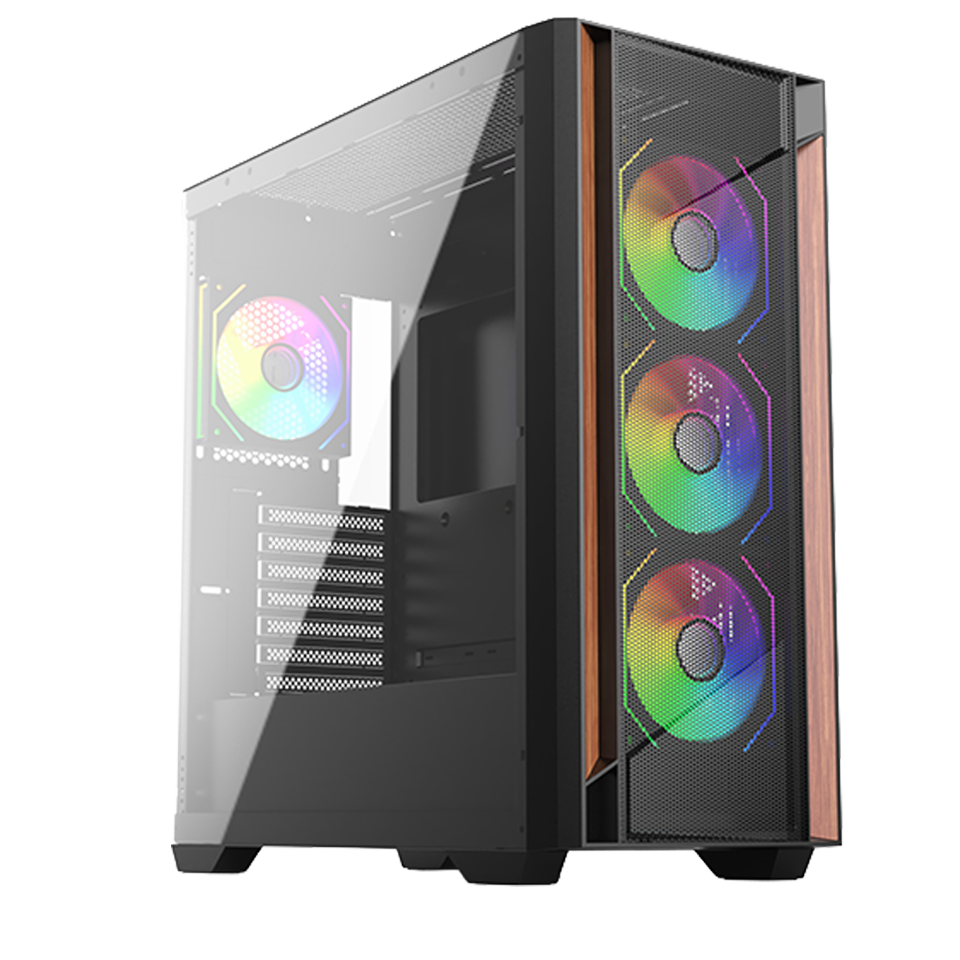 FRISBY FC-9575G 750W 80+BRONZE USB3.0 4x12CM ARGB FAN SIYAH E-ATX KASA