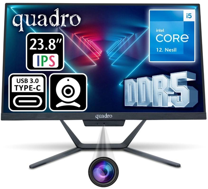 QUADRO AIO STARK H224D5-26166 I5-12450H 16GB 512GB SSD 23.8