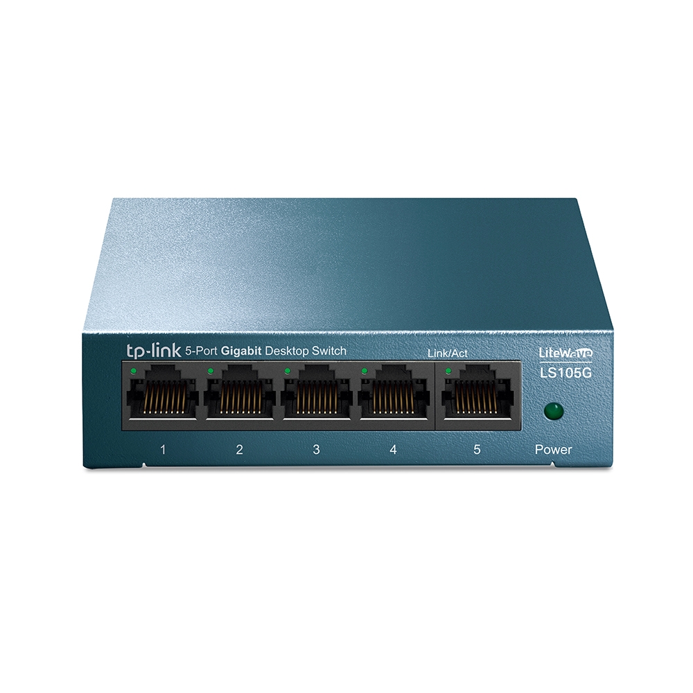 TP-Link LS105G, 5-Port 1000 Mbps Gigabit Ethernet Switch