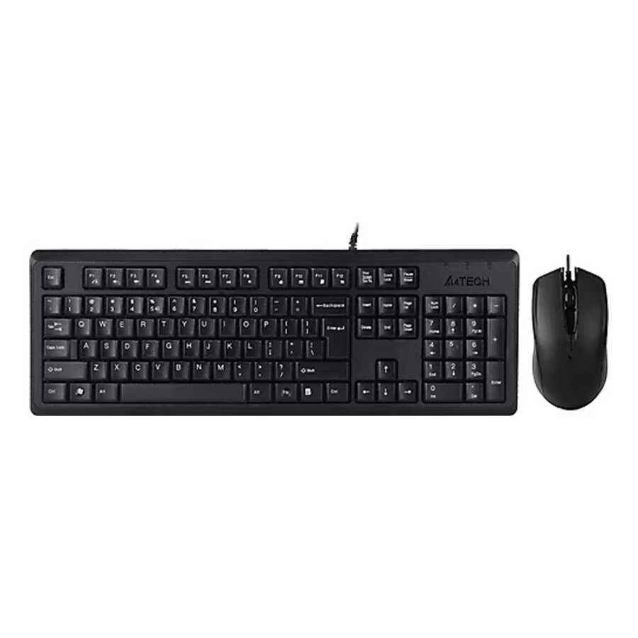 A4-Tech KR-9276 Q USB Siyah Kablolu Klavye Mouse Seti