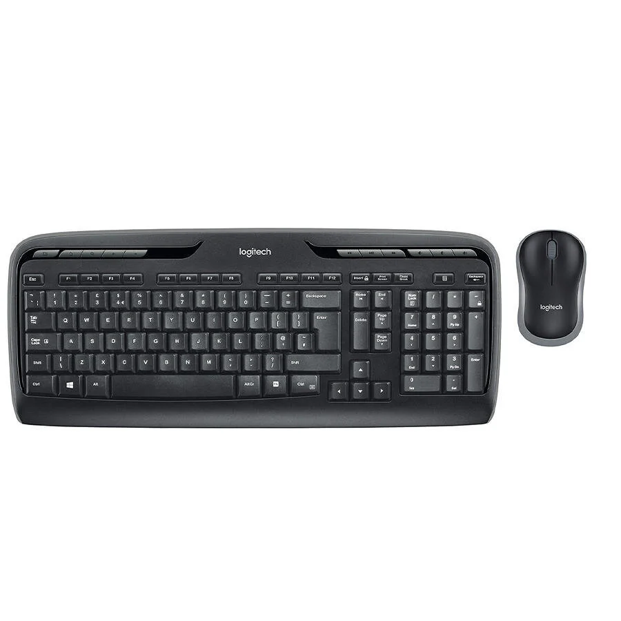 Logitech MK330  Tr Q Tuş Dizilimli Kablosuz Klavye+Mouse Set - Siyah