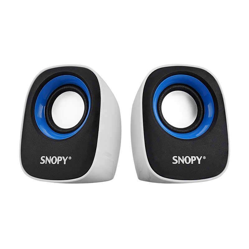 Snopy Sn-120 Speaker Hoparlör 2.0 Usb Beyaz Mavi